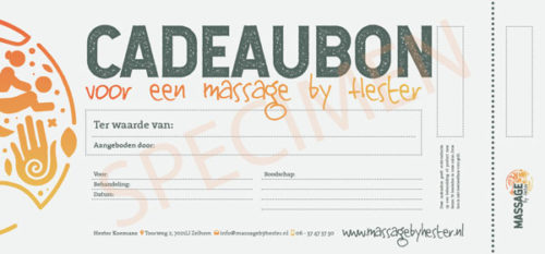 Cadeaubon Massage by Hester